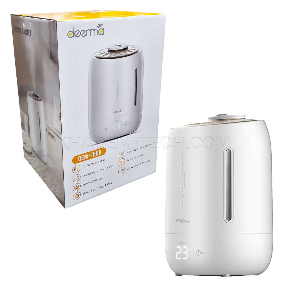 قیمت دستگاه بخور سرد و رطوبت ساز درما مدل DEERRMA DEM-F600 سفید