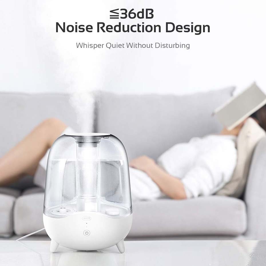 قیمت و مشخصات دستگاه بخور سرد درما مدل DEERMA DEM-F325 سفید