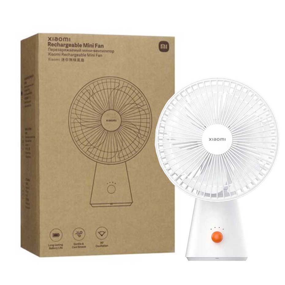 قیمت و خرید پنکه دستی شارژی میجا مدل MI MINI FAN سفید