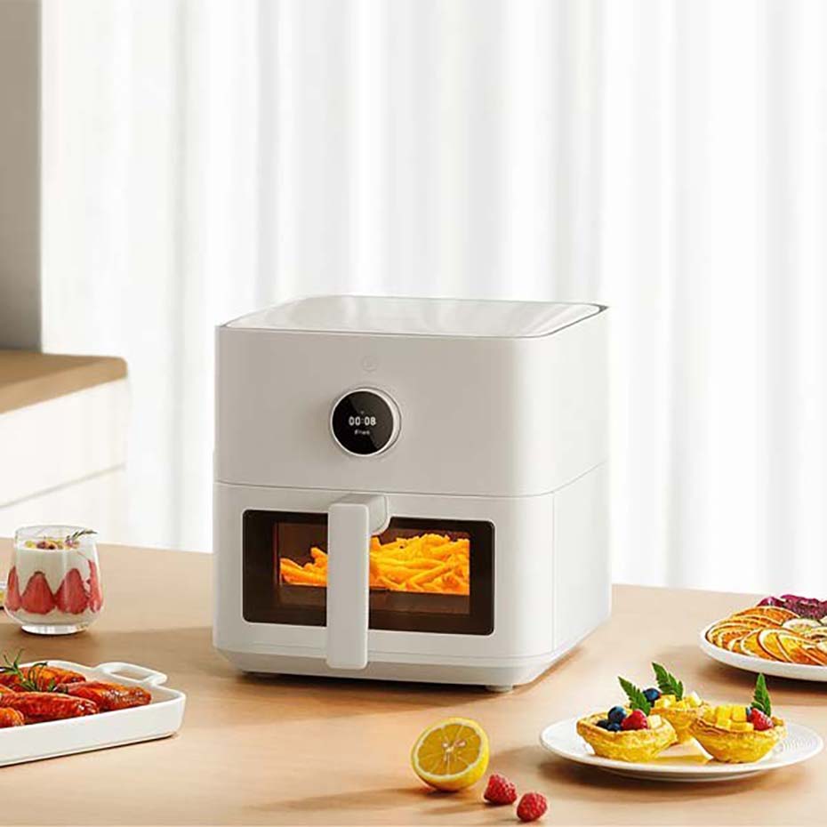 خرید سرخ کن بدون روغن و هواپز شیائومی مدل XIAOMI Smart Air Fryer MAF15 5.5L سفید