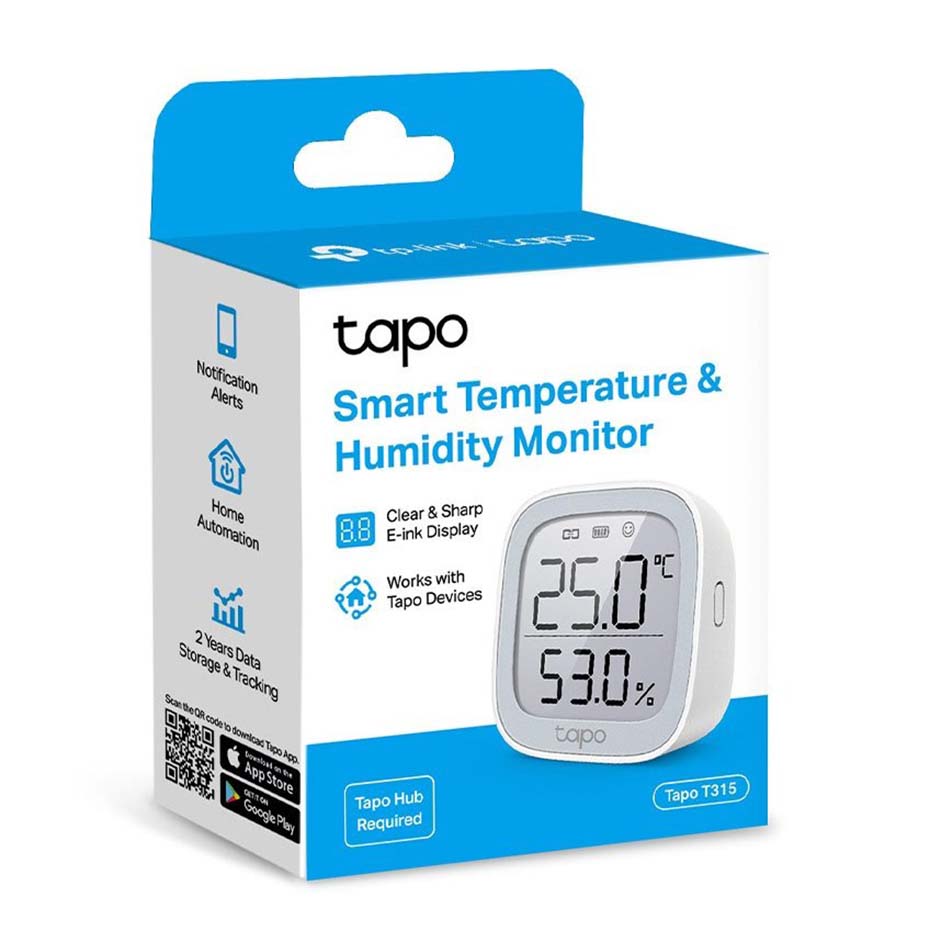 خرید سنسور هوشمند دما و رطوبت تاپو مدل TAPO T315