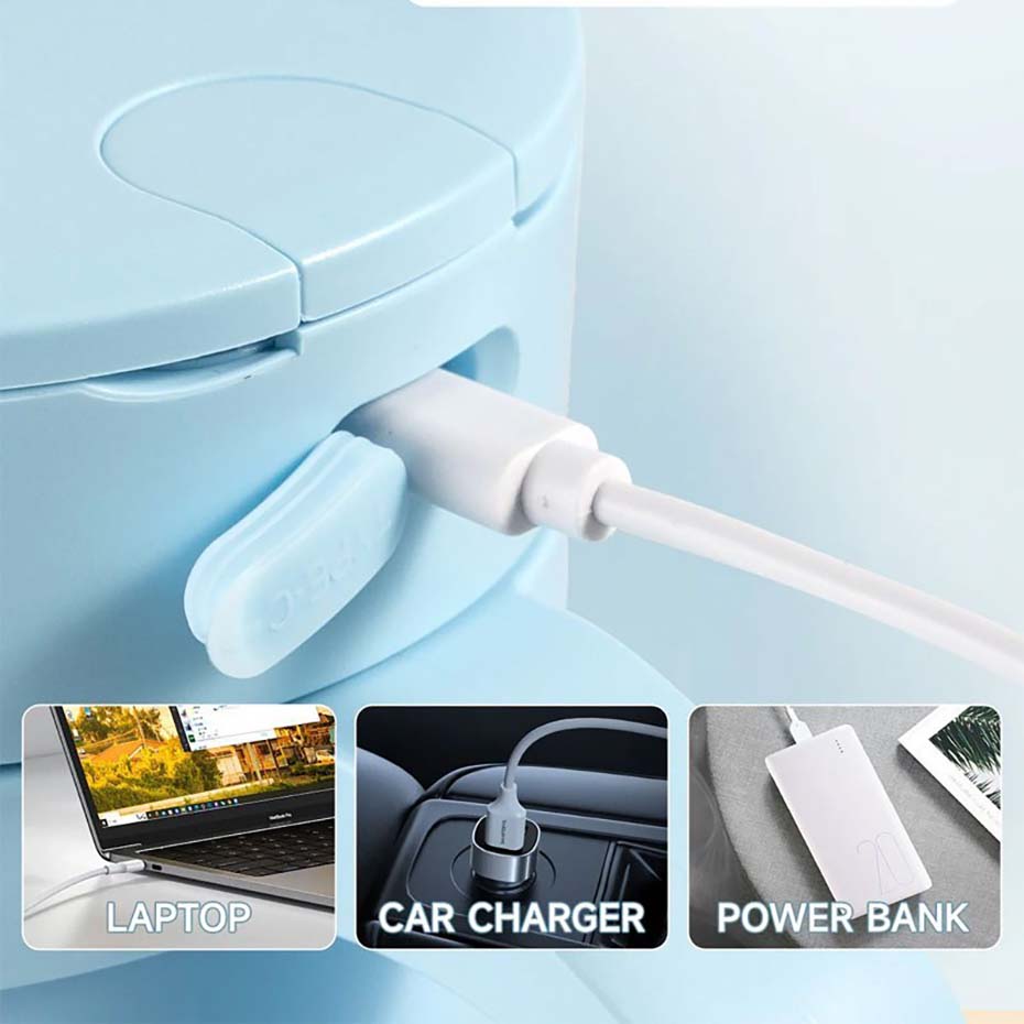 پورت شارژ مخلوط کن قابل حمل بمیدی شیائومی مدل BOMIDI JB01 آبی