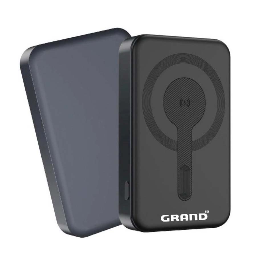 قیمت پاوربانک گرند اسکای مدل GRAND SKY GPW-05 5000mAh MagSafe 22.5W