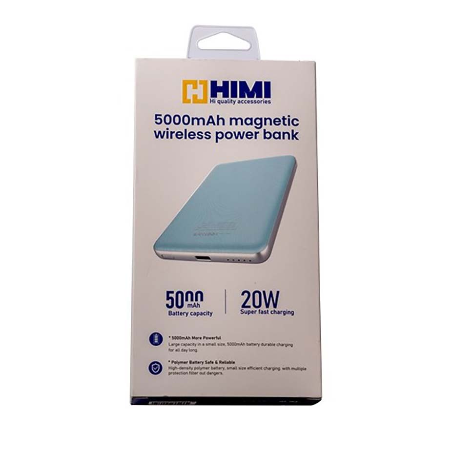 جعبه پاوربانک هیمی مدل HIMI VOLTA AIR VQ-P13 5000mAh 20W آبی