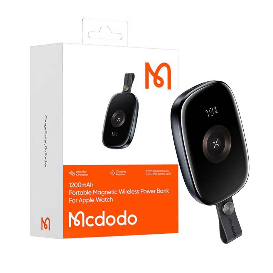خرید پاوربانک وایرلس ساعت مکدودو مدل MCDODO MC-5230 1200mAh 2.5W