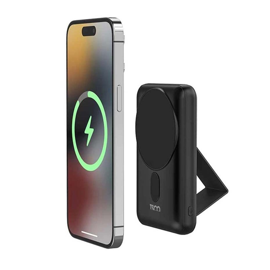 ابعاد پاوربانک تسکو مدل TSCO TP 938W 10000mAh 15W مشکی