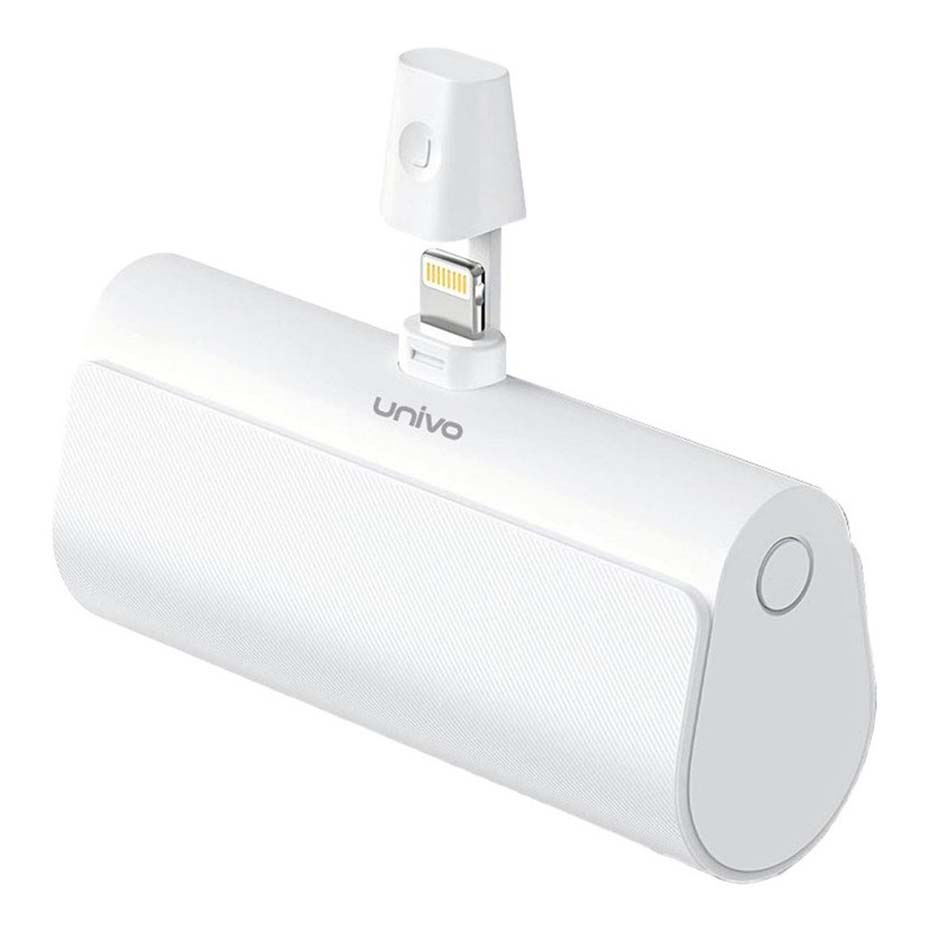 خرید پاوربانک و شارژر همراه یونیوو مدل UNIVO UN5000 TYPE-C 4500mAh 5W سفید