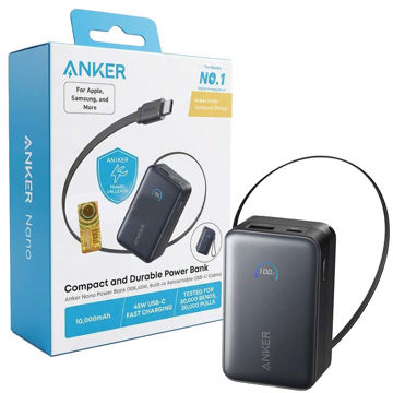 خرید پاوربانک انکر مدل ANKER A1638 45W 10000mAh مشکی