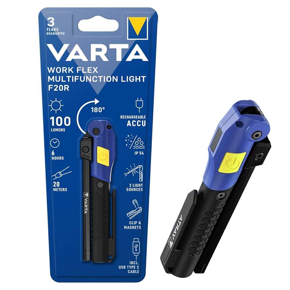 خرید چراغ قوه چندکاره وارتا مدل VARTA F20R
