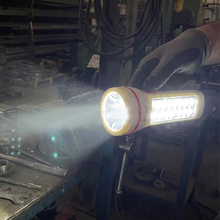 شدت نور چراغ قوه راک لایت مدل ROCK LIGHT RL-3516