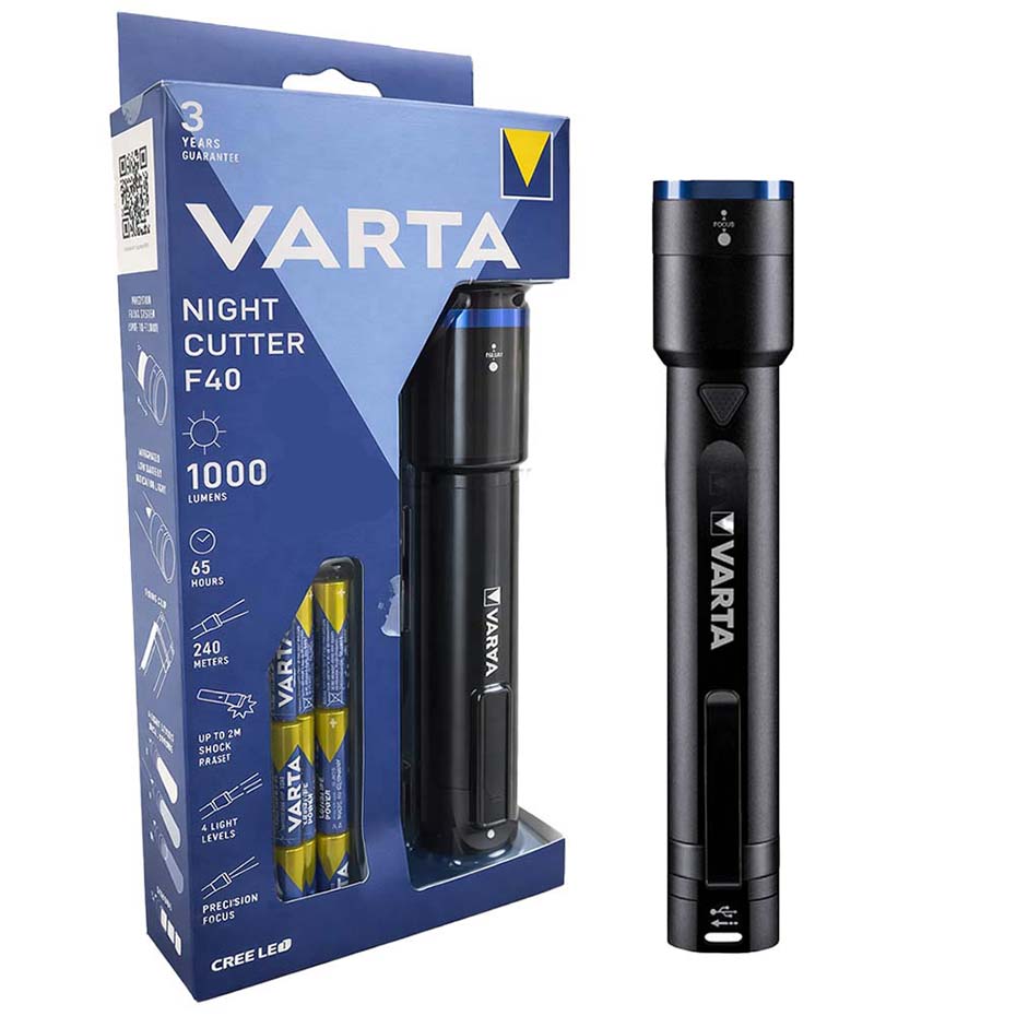چراغ قوه وارتا مدل VARTA F40