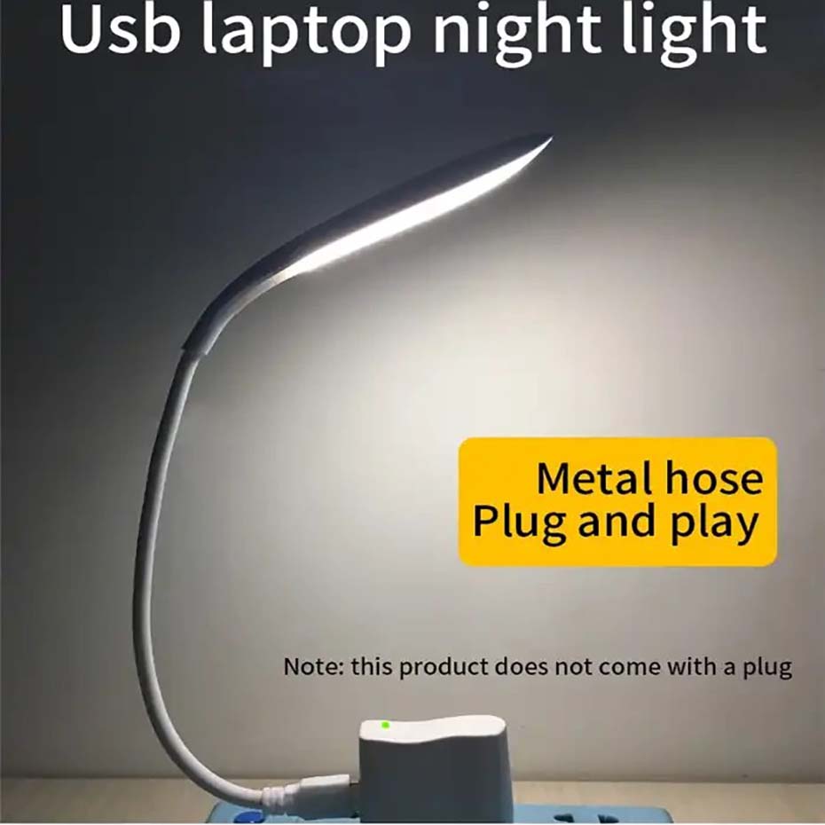 ابعاد چراغ مطالعه مدل USB T-001