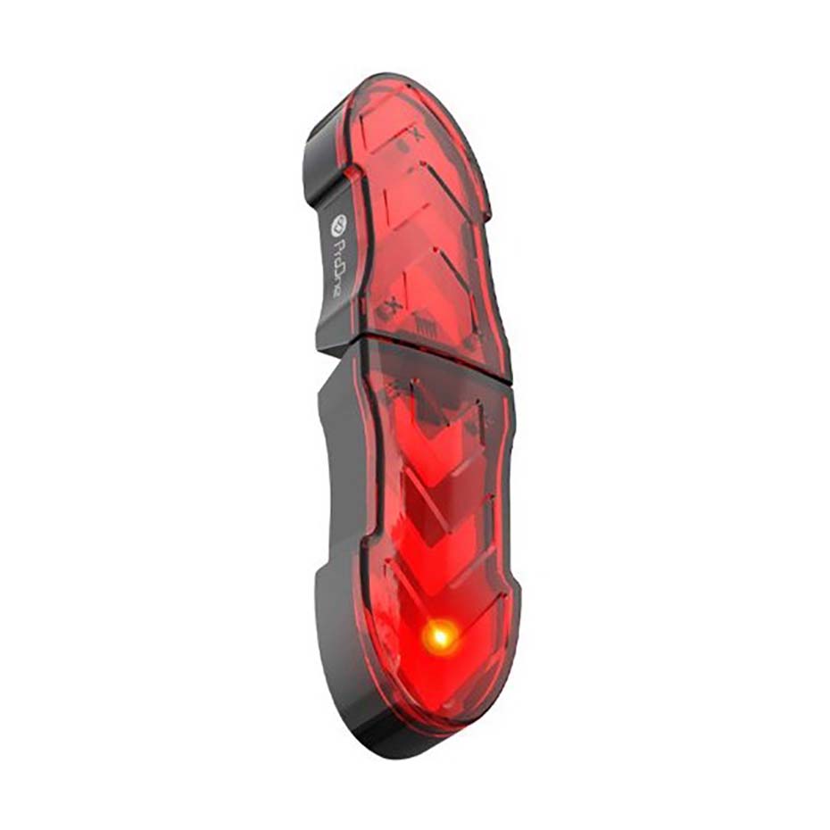 ابعاد چراغ خطر دوچرخه پرووان PGL102 مشکی PROONE