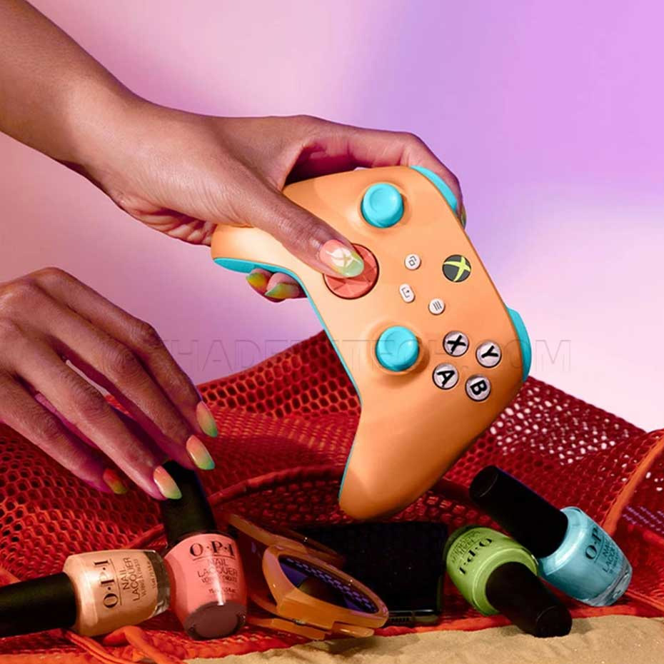 دسته بازی ایکس باکس مدل Sunkissed Vibes OPI Sereis S/X اورجینال