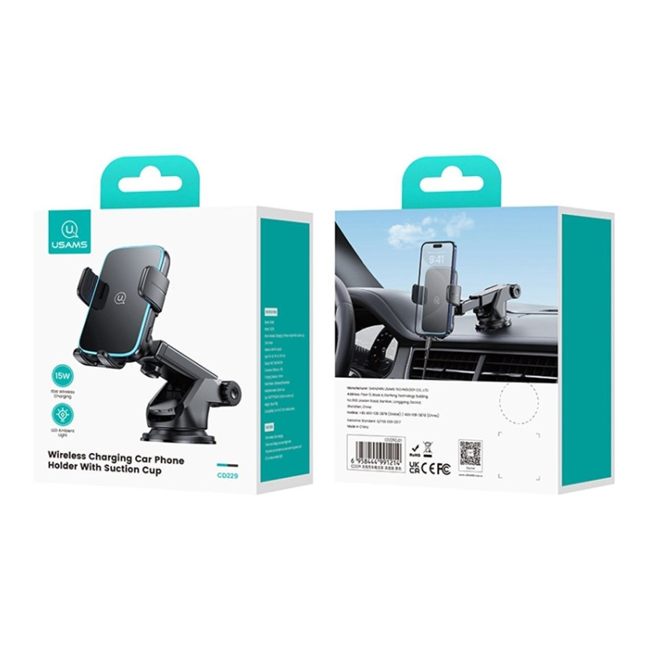 جعبه هولدر شارژ بی سیم یوسمز مدل Usams CD229 15W