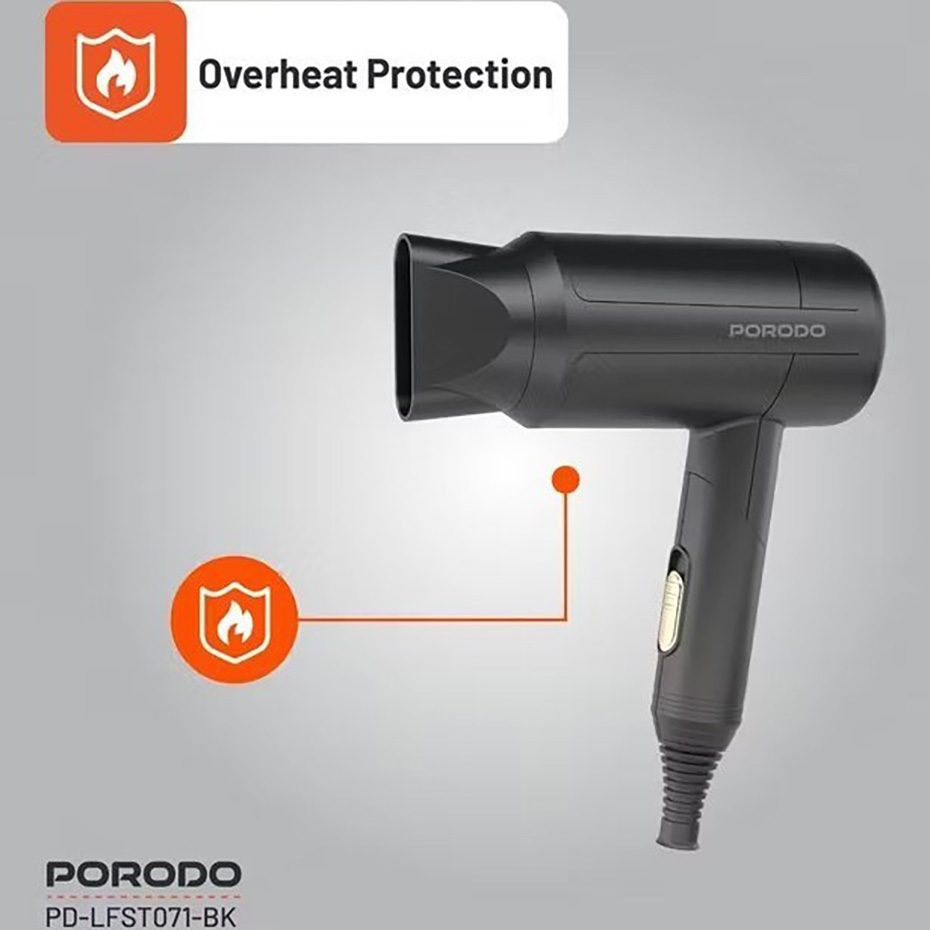 مشخصات سشوار پرودو مدل PORODO 1200W LFST071