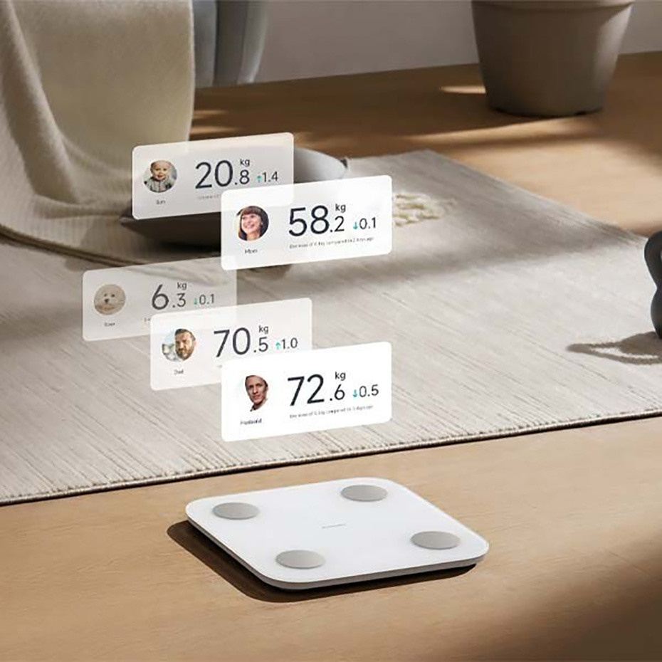 مشخصات ترازو هوشمند شیائومی مدل XIAOMI MJTZC01YM SCALE S400 سفید