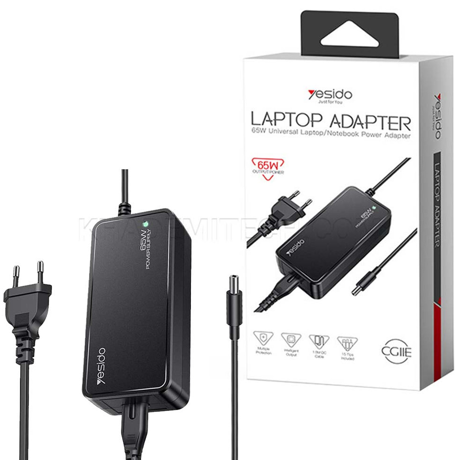 شارژر همه کاره لپ تاپ یسیدو مدل Yesido CG11E 20V 3.42A