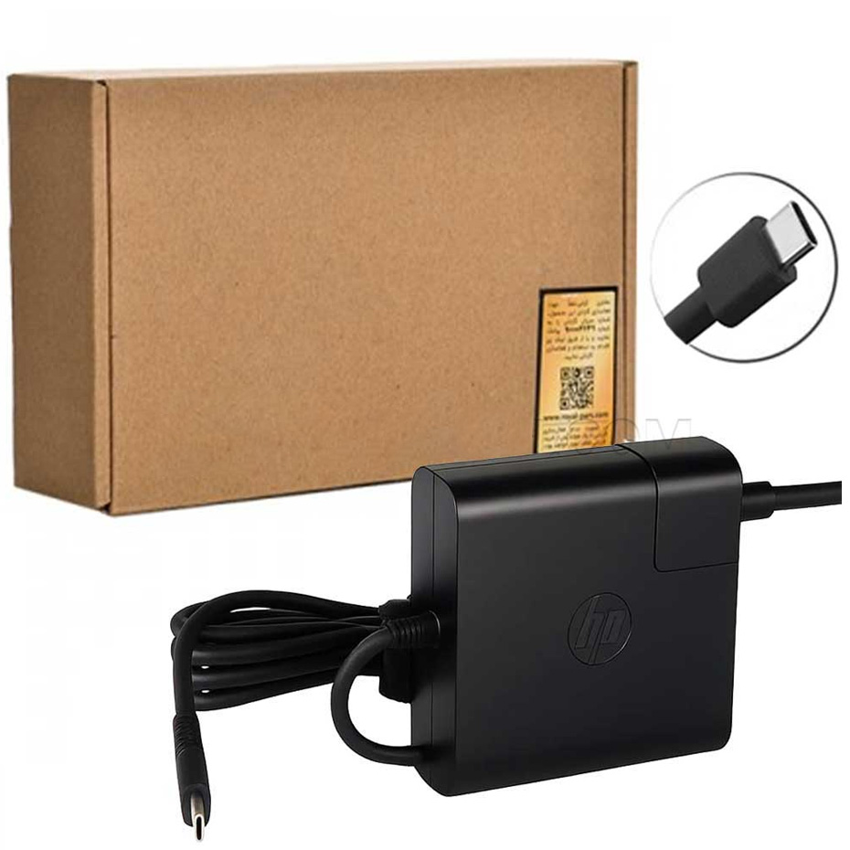 شارژر لپ تاپ اچ پی مدل RO HP 20Volt 3.25Amper فیش تایپ سی
