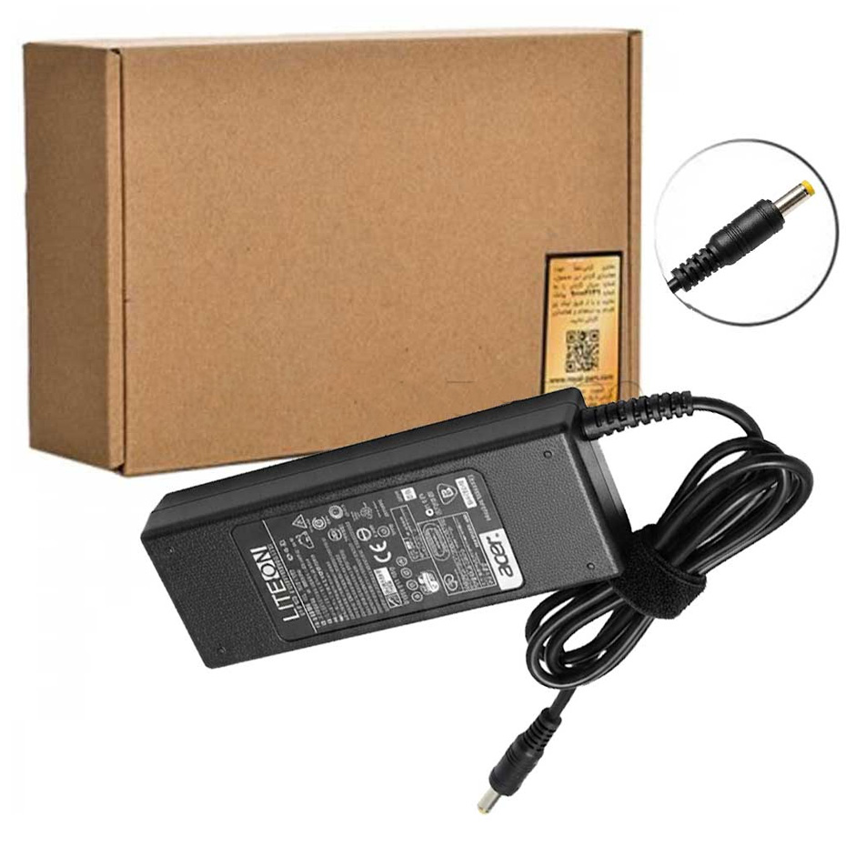 شارژر لپ تاپ ایسر مدل RO acer 19Volt 4.74Amper فیش گرد