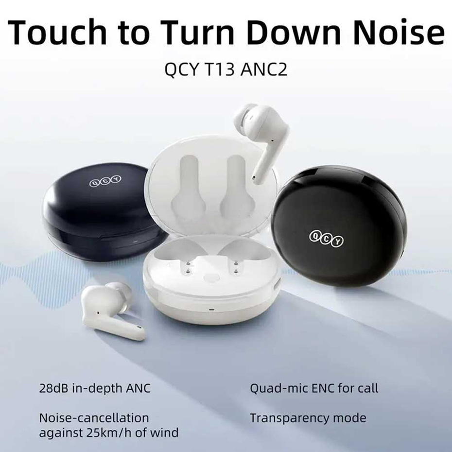 قیمت ایرپاد کیو سی وای مدل QCY T13 ANC2 سفید