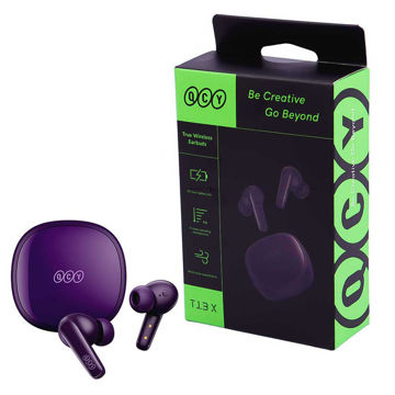 خرید ایرپاد کیو سی وای مدل QCY T13X بنفش
