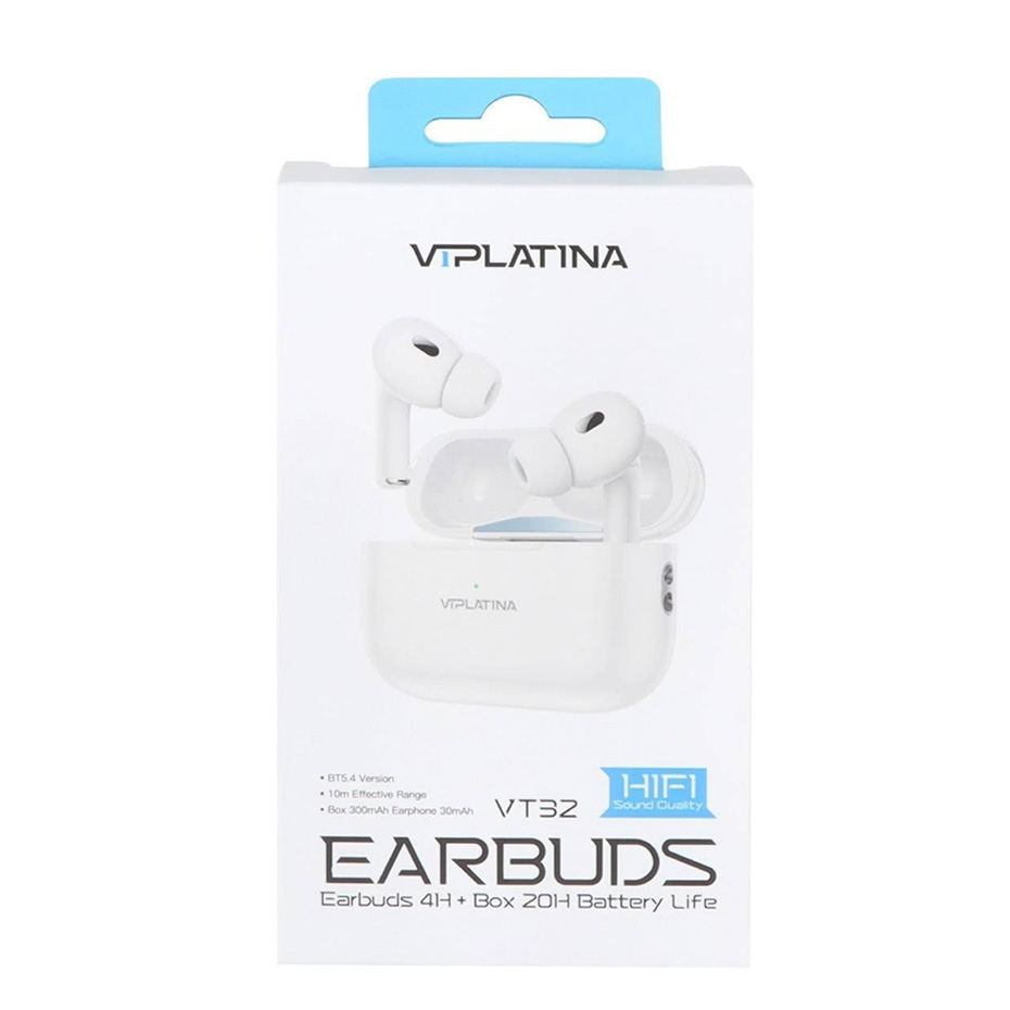 جعبه ایرپاد وی آی پلاتینا مدل VIPLATINA VT32 سفید