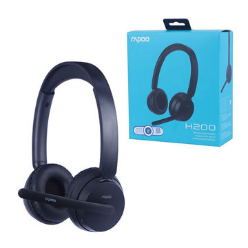 خرید هدست بی سیم رپو مدل RAPOO Wireless Stereo H200 مشکی