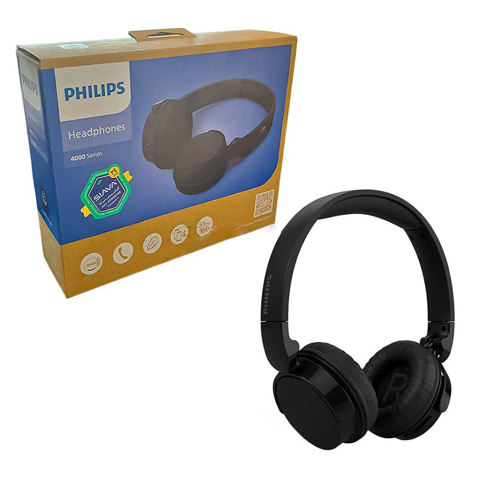 خرید هدست بی سیم فیلیپس مدل PHILIPS TAH4209BK 4000 Series مشکی