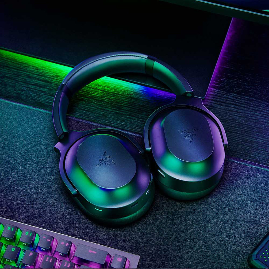ابعاد هدست بی سیم گیمینگ ریزر مدل RAZER BARRACUDA PRO مشکی