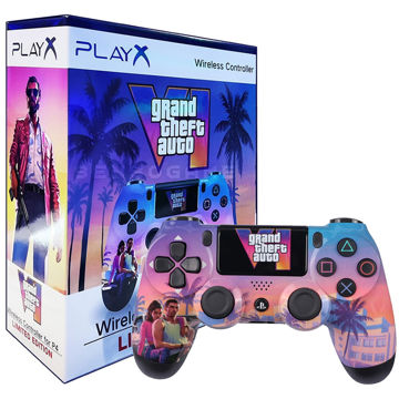 خرید دسته بازی طرح PS4 PLAY X GTA VI