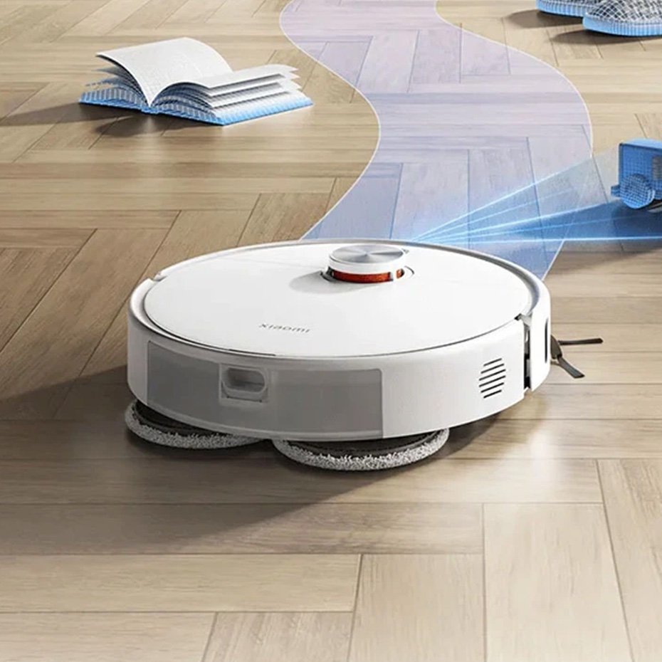 جارو هوشمند رباتیک شیائومی مدل XIAOMI Robot Vacuum S40 Pro OV71GL سفید