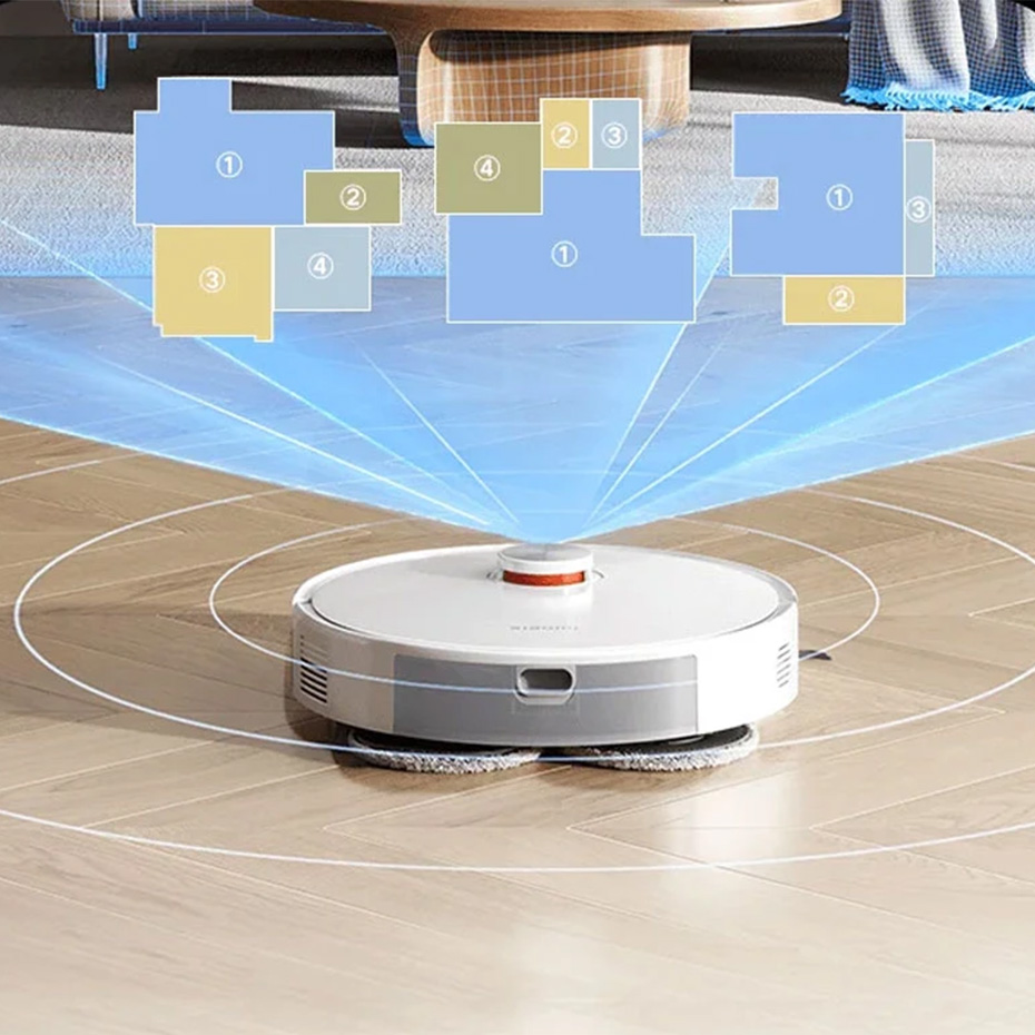 جارو هوشمند رباتیک شیائومی مدل XIAOMI Robot Vacuum S40 Pro OV71GL سفید