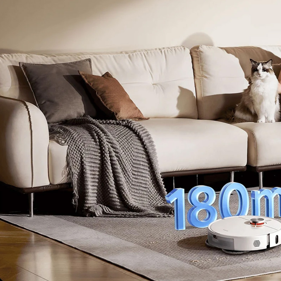 جارو هوشمند رباتیک شیائومی مدل XIAOMI Robot Vacuum S40 Pro OV71GL سفید