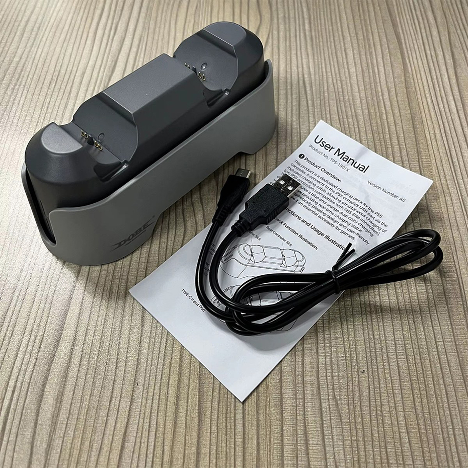 مشخصات پایه شارژر دسته دابی مدل DOBE TP5-1501X PS5