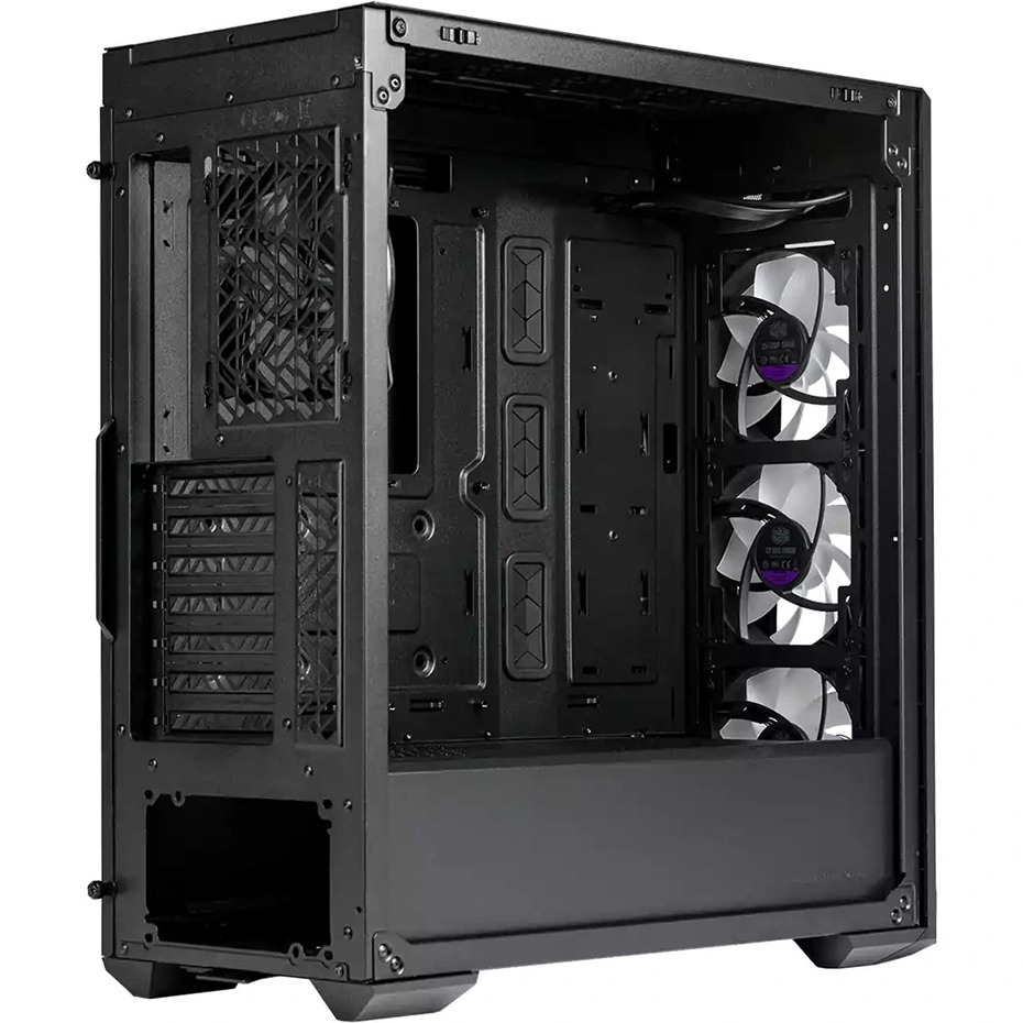 فضای داخلی کیس کامپیوتر گیمینگ کولر مستر مدل MasterBox MB520 مشکی