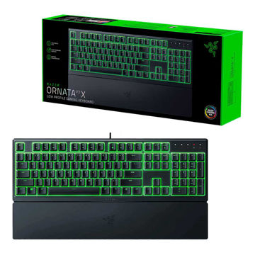 خرید کیبورد گیمینگ سیم دار ریزر مدل RAZER ORNATA V3 X مشکی
