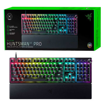 خرید کیبورد سیم دار گیمینگ ریزر مدل RAZER HUNTSMAN V3 PRO