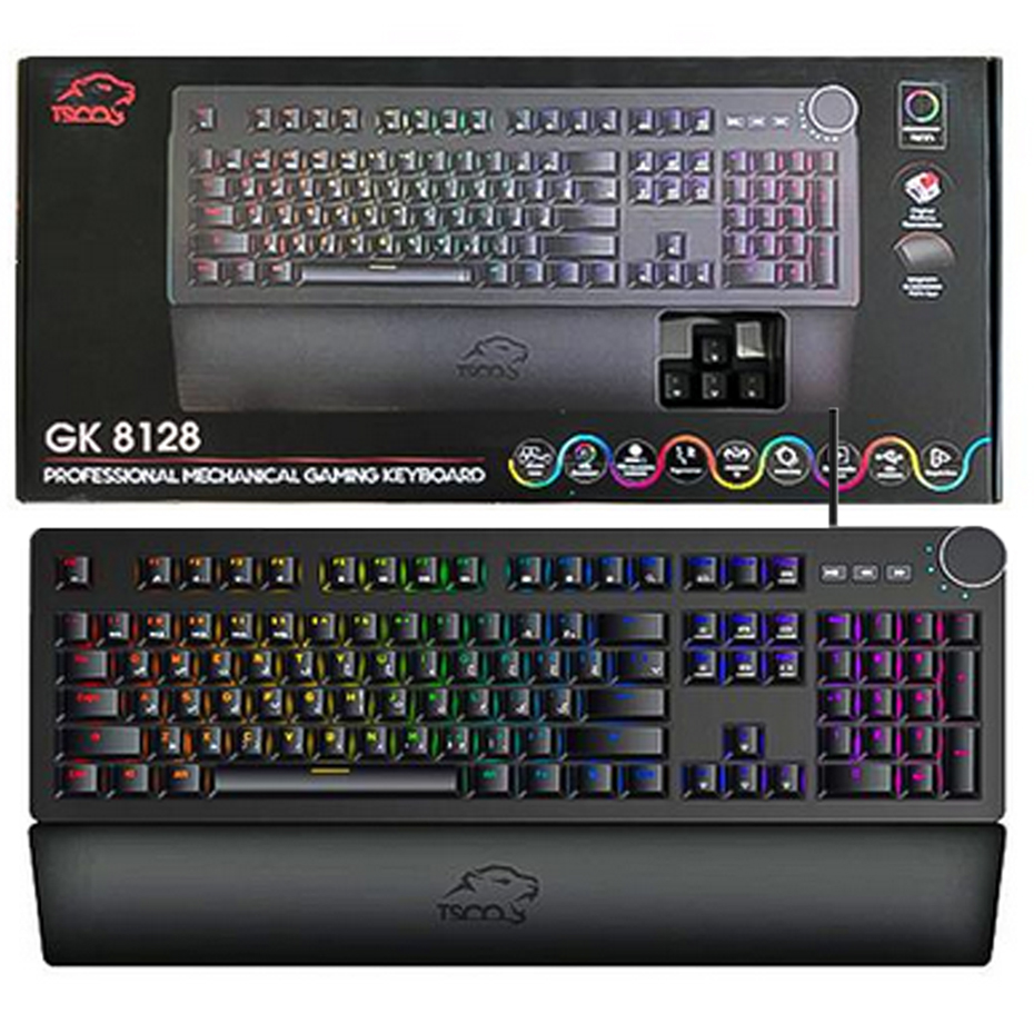 خرید کیبوردسیم دار گیمینگ تسکو مدل TSCO GK8128