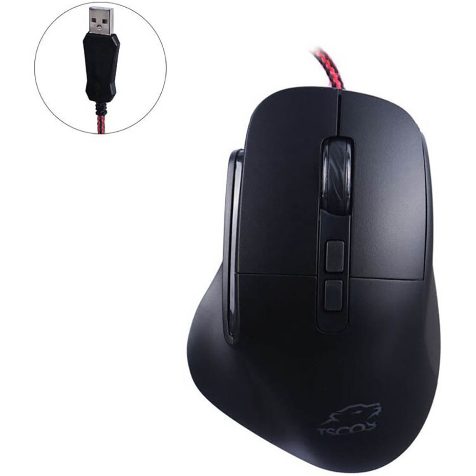 دیتیل ماوس سیم دار گیمینگ تسکو مدل TSCO GM 2031 مشکی
