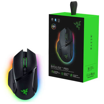 خرید ماوس بی سیم گیمینگ ریزر مدل RAZER BASILISK V3 PRO مشکی