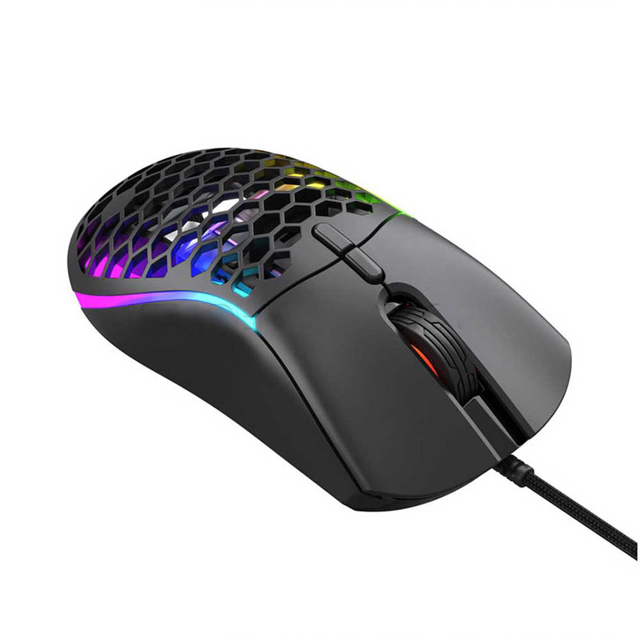 قیمت ماوس سیم دار گیمینگ هیسکا مدل HISKA HX-MOG340