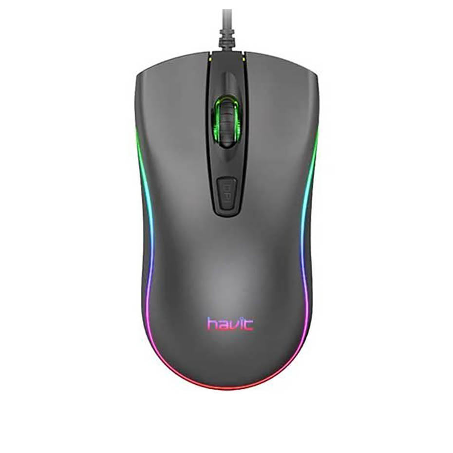 قیمت ماوس سیم دار گیمینگ هویت مدل HAVIT MS72