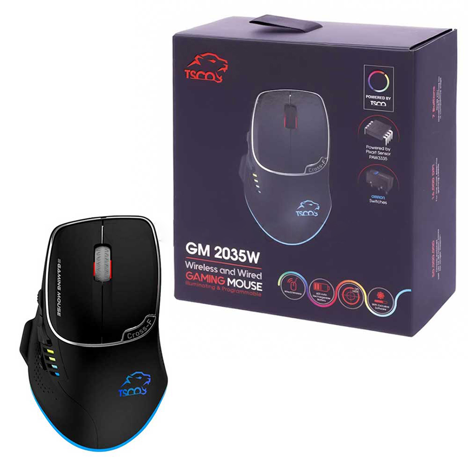 خرید ماوس بی سیم گیمینگ تسکو مدل TSCO GM 2035