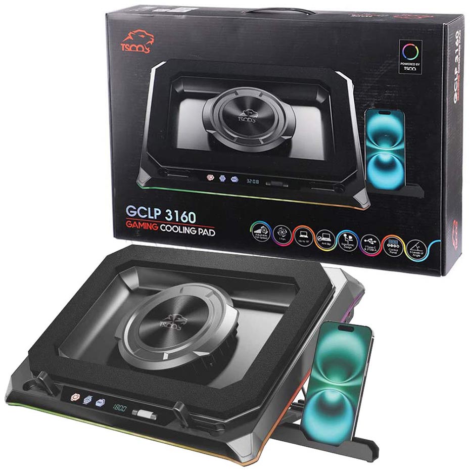 خرید فن نوت بوک گیمینگ تسکو مدل TSCO GCLP 3160
