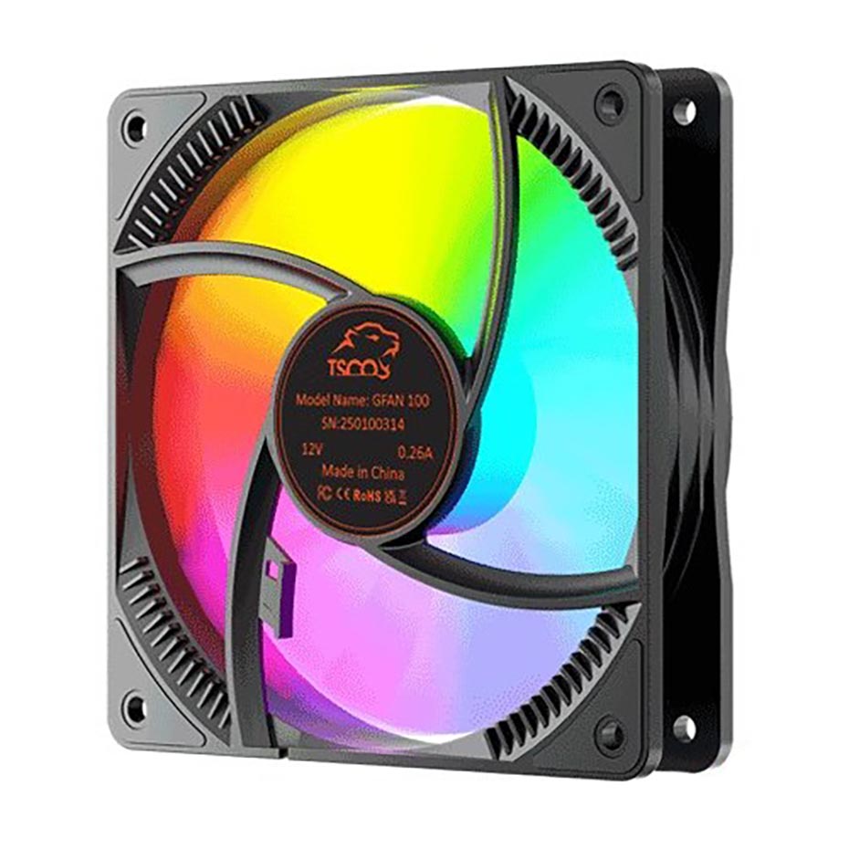 قیمت فن کیس گیمینگ تسکو مدل TSCO GFAN100 مشکی