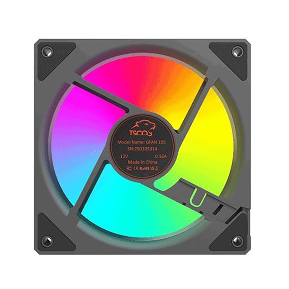 مشخصات فن کیس گیمینگ تسکو مدل TSCO GFAN105 مشکی