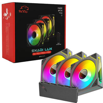 خرید فن کیس گیمینگ 3 عددی تسکو مدل TSCO GFAN305 مشکی