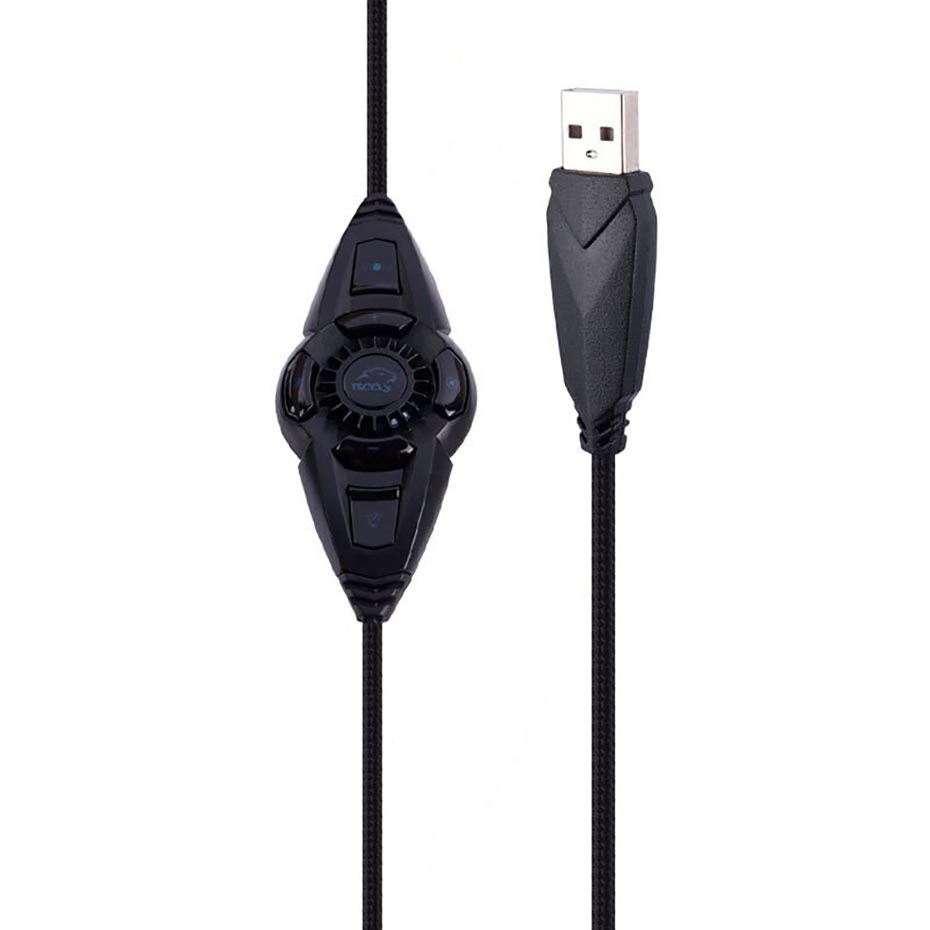 کابل هدست سیم دار گیمینگ مدل TSCO GH6163 Kronos مشکی