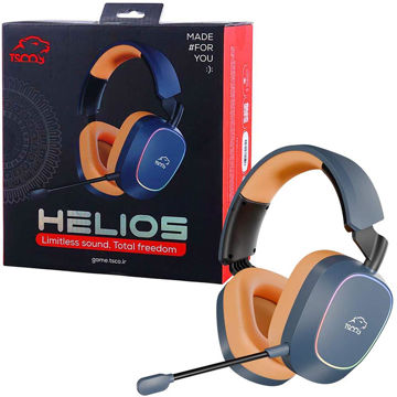 خرید هدست بی سیم گیمینگ تسکو مدل TSCO HELIOS GH 6170 سرمه ای